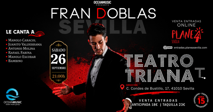 Fran Doblas - Gira 15 aniversario - Entradas Sevilla