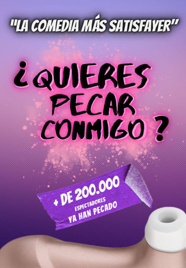 ¿Quieres pecar conmigo? - Entradas Madrid