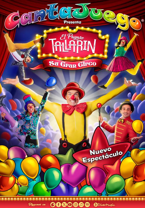 CantaJuego - El circo del Payaso Tallarín - Entradas Madrid