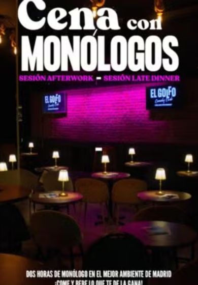 Cena con Monólogos - Entradas Madrid