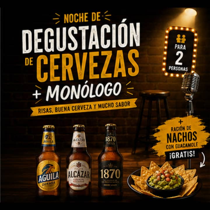 Degustación de cervezas + monólogo