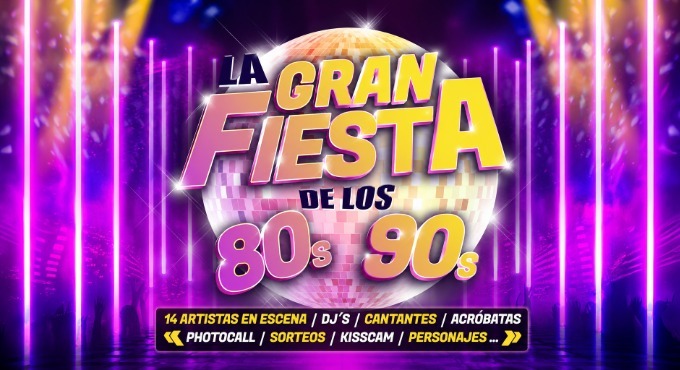 La gran fiesta de los 80 y 90, en Málaga - Entradas Granada