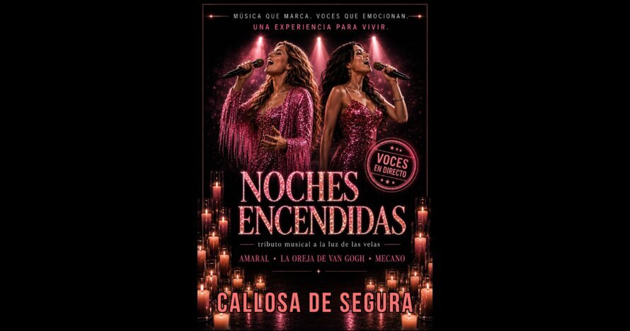 Noche encendidas, Mecano - LOVG - Amaral - Callosa de Segura - Entradas Alicante