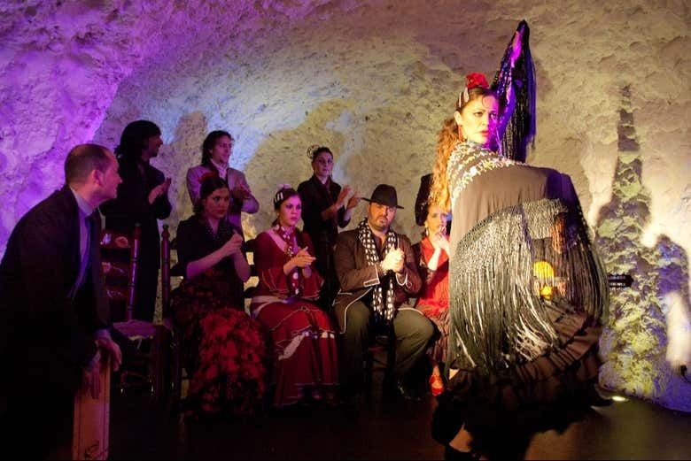 Espectáculo en el tablao El Templo del Flamenco