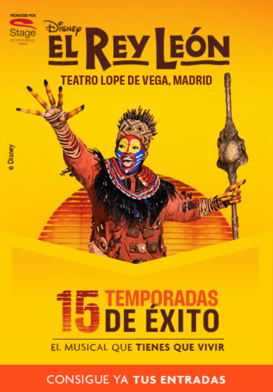El Rey León - Entradas Madrid