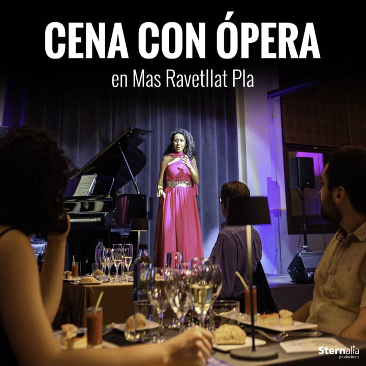 Cena con ópera y visita guiada en Mas Ravetllat-Pla - Entradas Barcelona