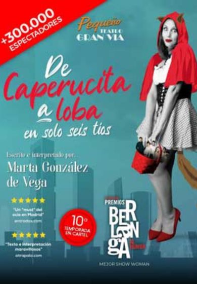 De Caperucita a loba en solo seis tíos - Entradas Madrid